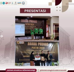 Tim Mahasiswa Jurusan Sains dan Teknologi Berhasil Meraih Juara 1 pada LKTI PEKTIN 2024